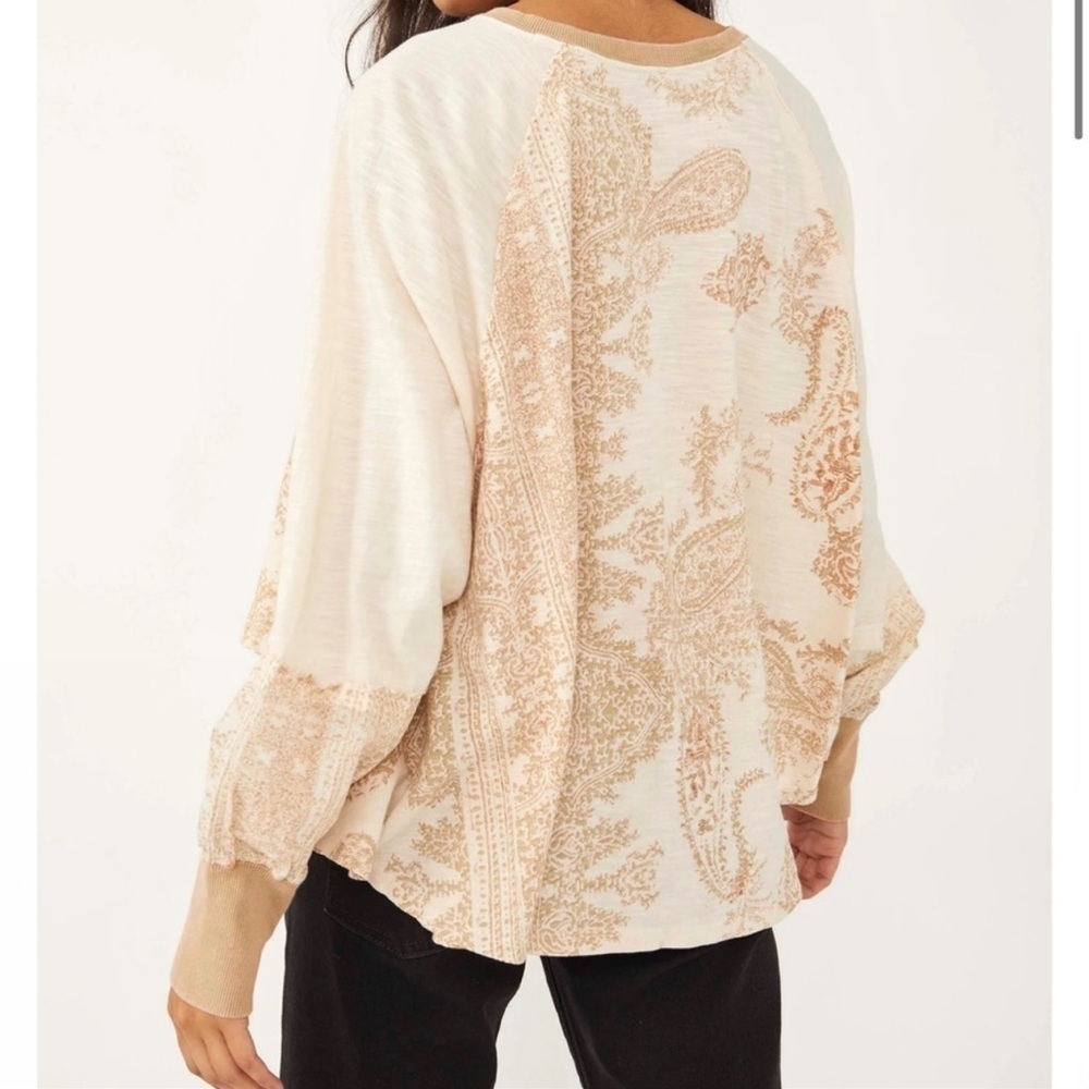Free People True Perfection Tee In Almond Milk - Picture 5 of 16